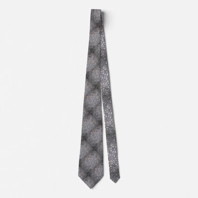 Stones Pebbles Photography Neck Tie (Front)