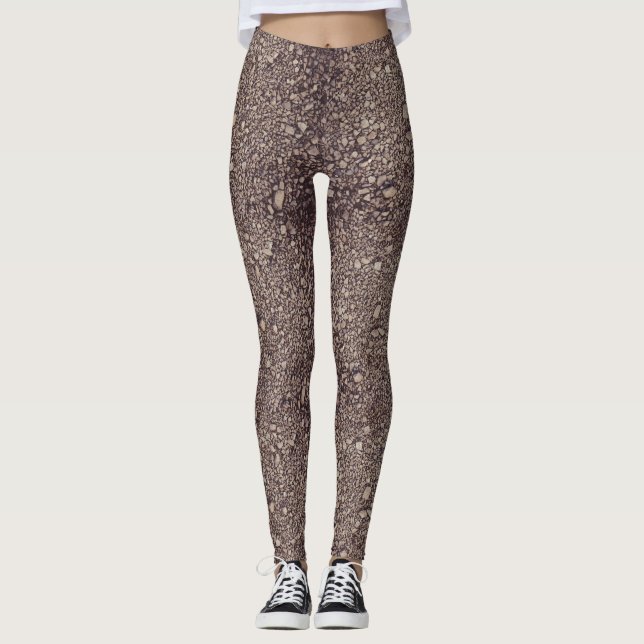 Stones - Power Yoga Leggings (Front)