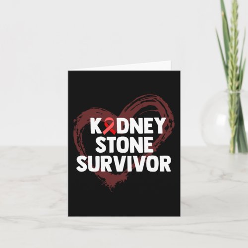 Stones Surgery Survivor Kidney Disease Image  Card