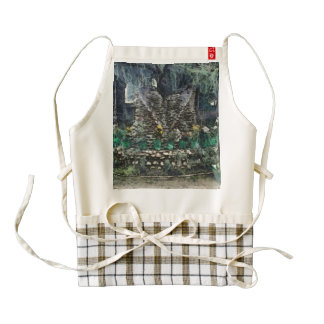 Stones to decorate a tree zazzle HEART apron