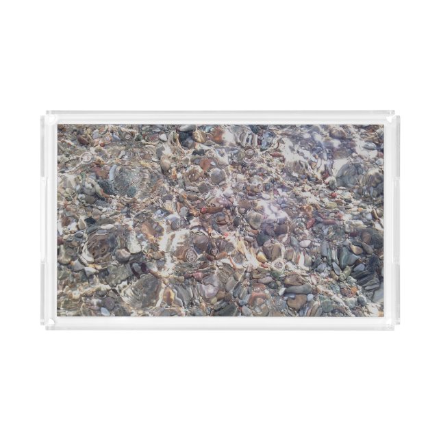 Stones Water Photo Custom Small Vanity Tray (Front)