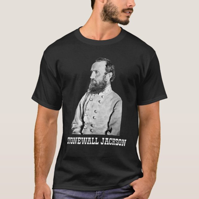 Stonewall Jackson American Civil War History T-Shirt (Front)