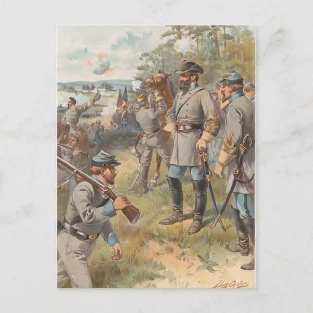 Stonewall Jackson at First Manassas Postcard (Front)