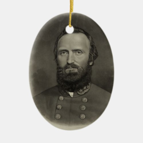 Stonewall Jackson Ceramic Ornament