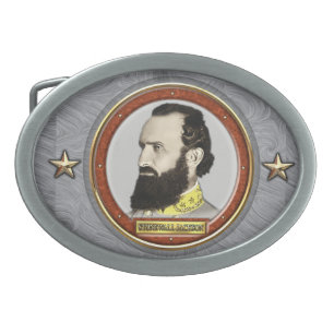 Stonewall Jackson Civil War Belt Buckle