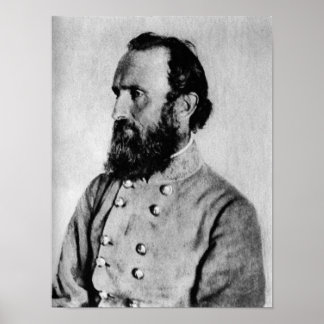 Stonewall Jackson Civil War Poster