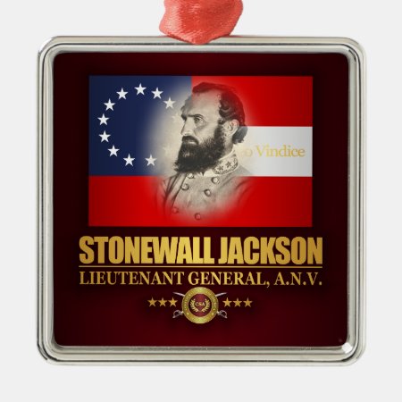 Stonewall Jackson (southern Patriot) Metal Ornament