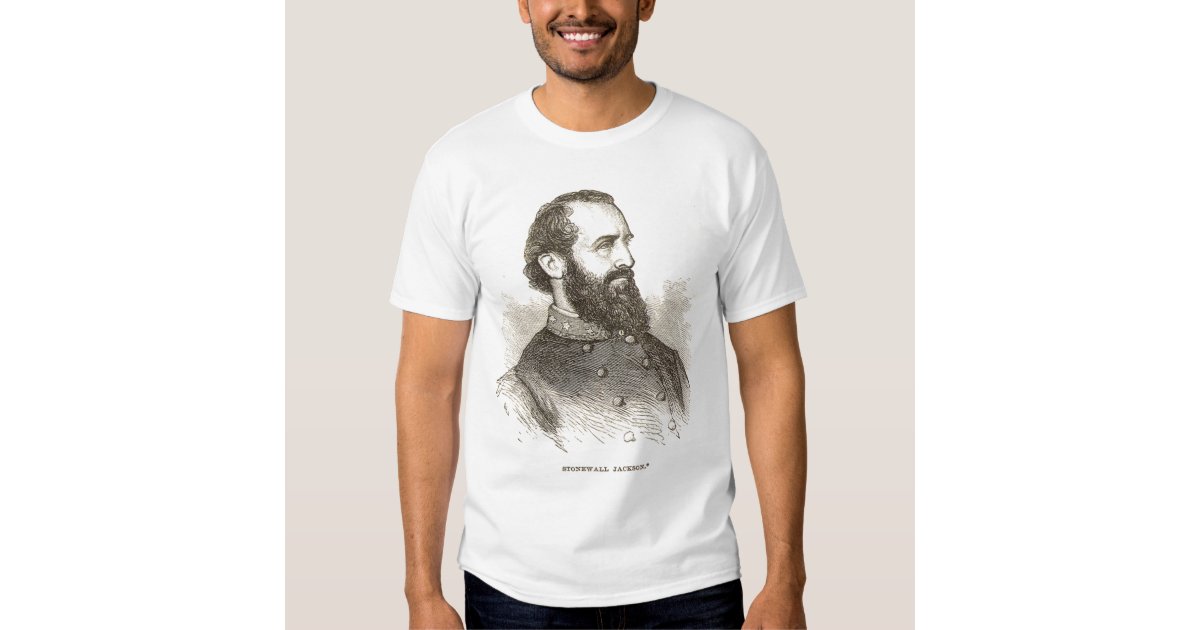Stonewall Jackson T-Shirt | Zazzle