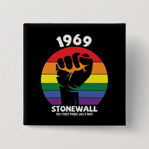 Stonewall Riot Remembrance Gay Pride Button
