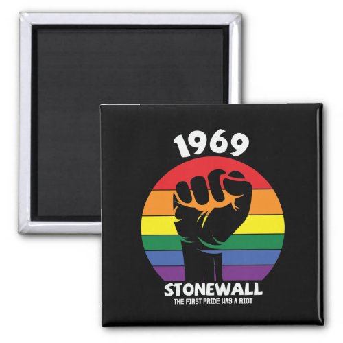 Stonewall Riot Remembrance Gay Pride  Magnet