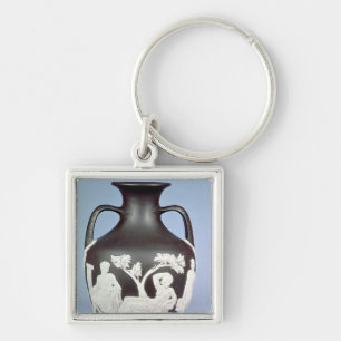 Stoneware, copy of the Portland Vase Keychain