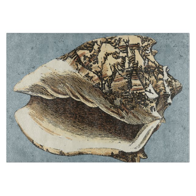 Stonewashed Conch Shell Cutting Board (Front)
