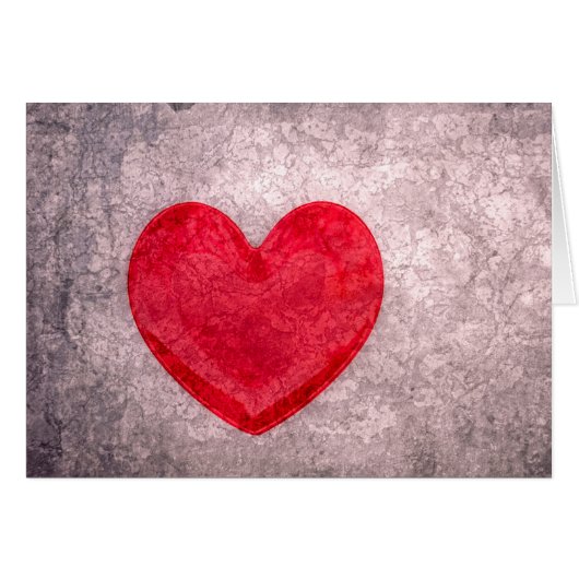 Stonewashed Heart Cards (Front Horizontal)
