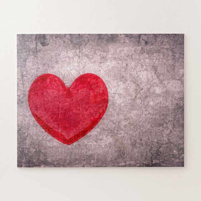 Stonewashed Heart Jigsaw Puzzle (Horizontal)