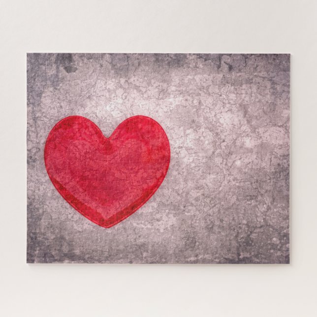 Stonewashed Heart Jigsaw Puzzle (Horizontal)