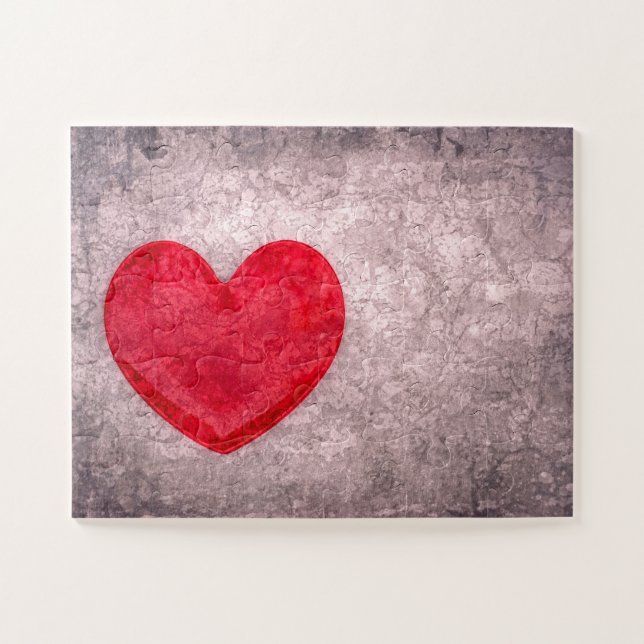 Stonewashed Heart Jigsaw Puzzle (Horizontal)