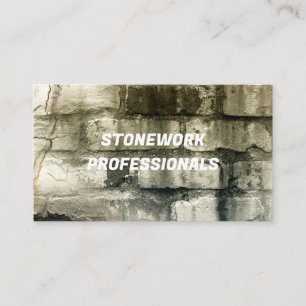 STONEWORK PROFESSIONALS BUSINESS CARD