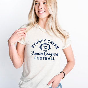 Stoney Creek Junior Cougars Navy Oatmeal Tri-Blend Shirt