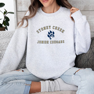 Stoney Creek Junior Cougars Paw Ash Cozy Sweatshirt