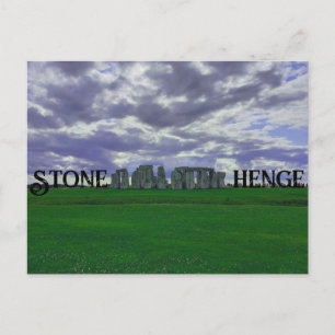 Stongehenge Salisbury Postcard