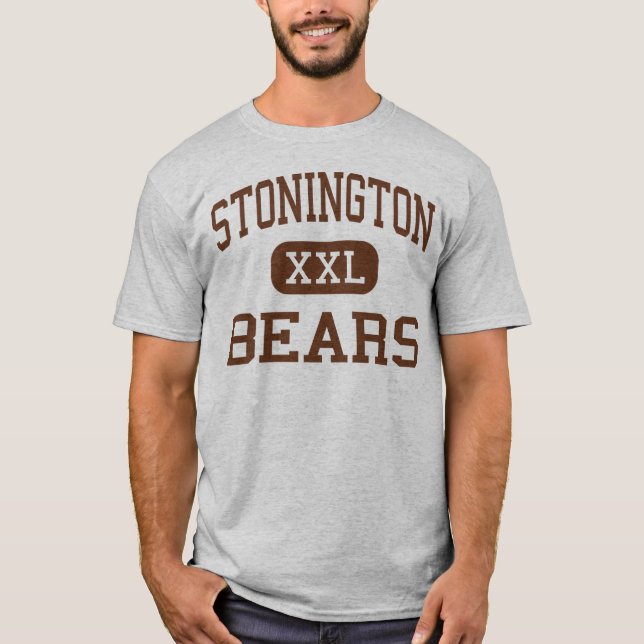 Stonington - Bears - High - Pawcatuck Connecticut T-Shirt (Front)