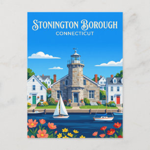 Stonington Borough Connecticut Postcard