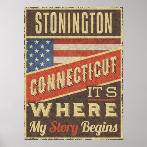 Stonington Connecticut Poster
