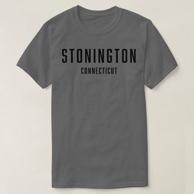 Stonington Connecticut TShirt (Design Front)