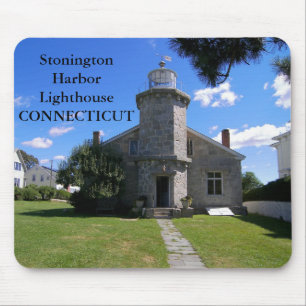 Stonington Harbor Lighthouse, Connecticut Mousepad