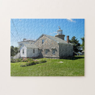 Stonington Harbor Lighthouse, CT Jigsaw Puzzle