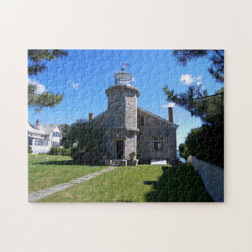 Stonington Harbor Lighthouse CT Jigsaw Puzzle