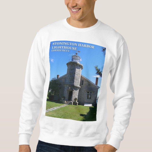 Stonington Harbor Lighthouse, CT Sweatshirt (Front)