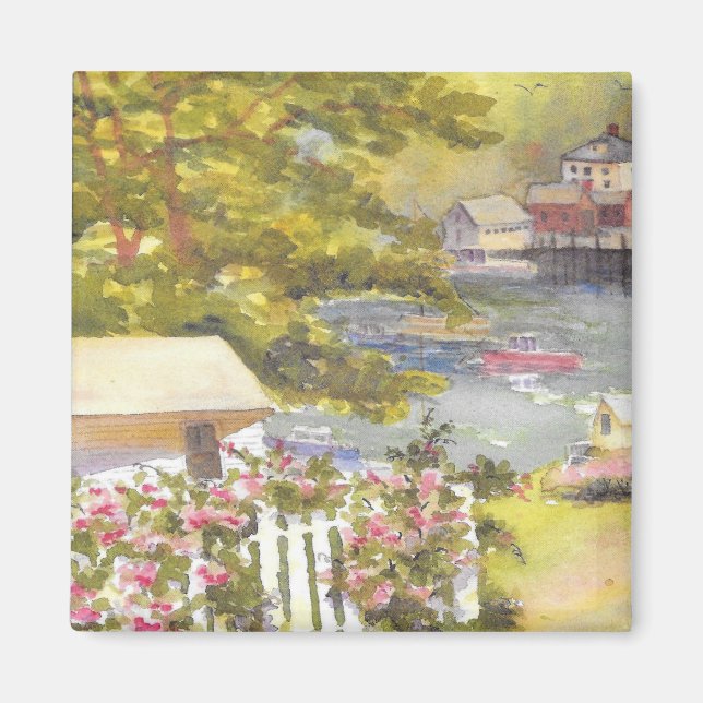 stonington harbor view magnet (Front)