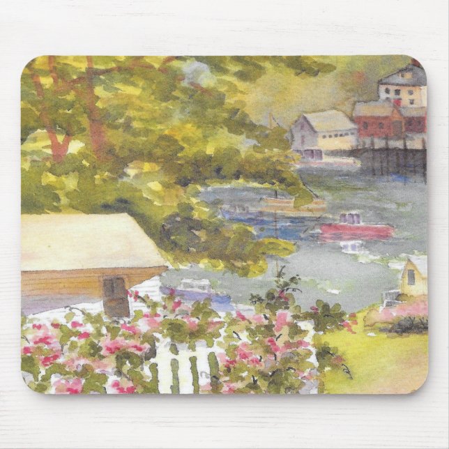 stonington harbor view mouse pad (Front)