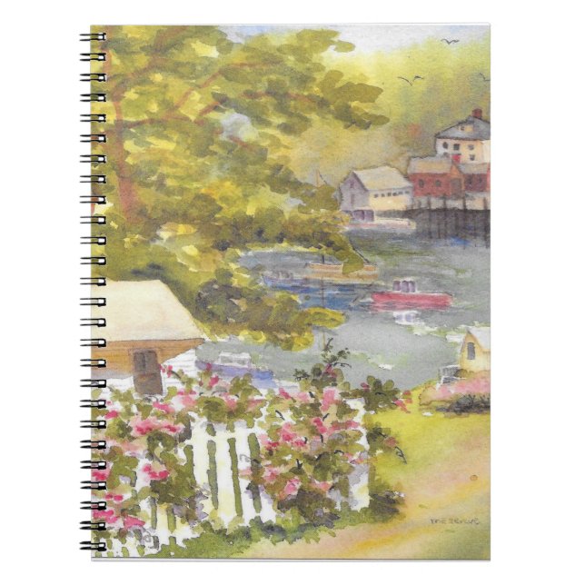 stonington harbor view notebook (Front)