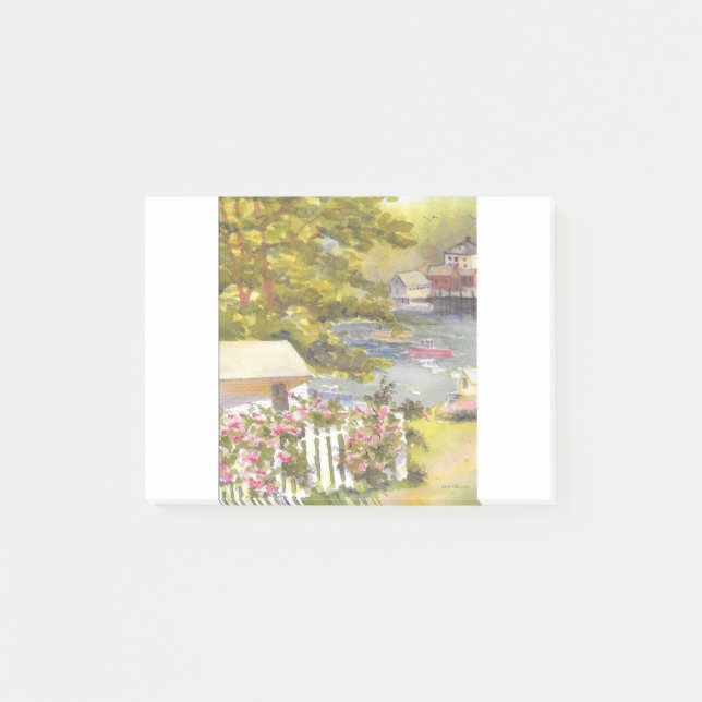 stonington harbor view post-it notes (Front)
