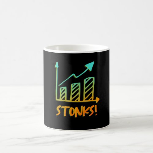 Stonks_ Funny Stocks Stock Market Finance Trader Coffee Mug