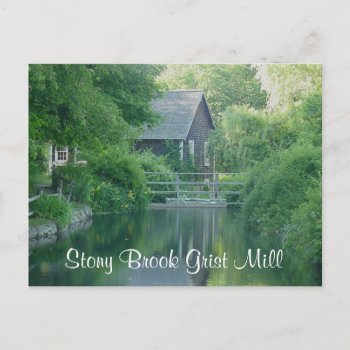 Stony Brook Grist Mill - Cape Cod Mass  Post Card by luvtravel at Zazzle