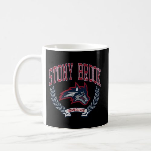 Stony Brook Seawolves Victory Heather Gray Coffee Mug