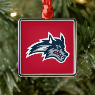 Stony Brook University Seawolves Metal Ornament