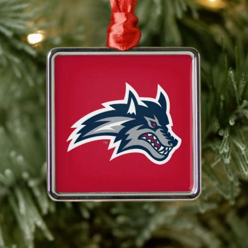 Stony Brook University  Seawolves Metal Ornament
