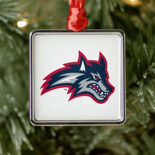 Stony Brook University  Seawolves Metal Ornament