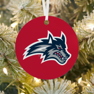 Stony Brook University | Seawolves Metal Ornament
