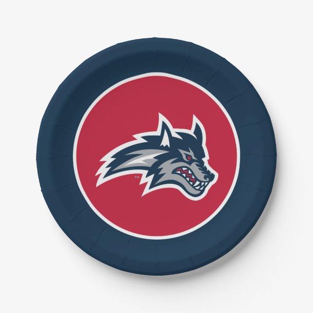 Stony Brook University | Seawolves Paper Plates (Front)