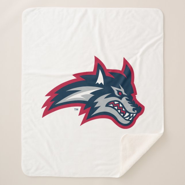 Stony Brook University | Seawolves Sherpa Blanket (Front)