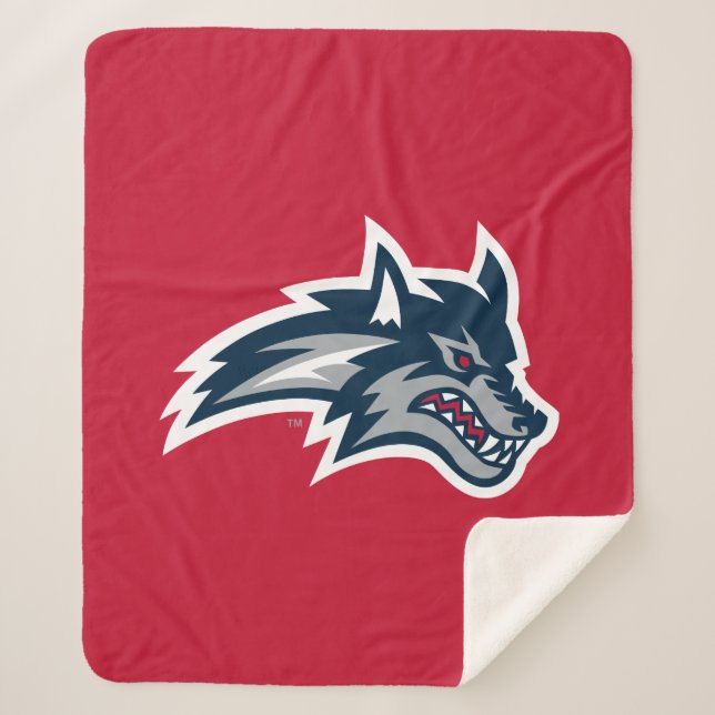 Stony Brook University | Seawolves Sherpa Blanket (Front)