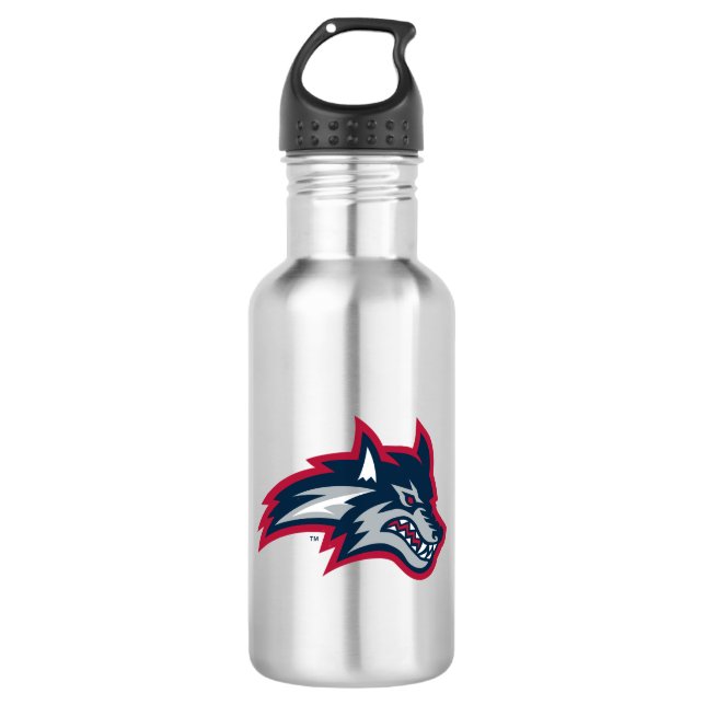 Stony Brook University | Seawolves Stainless Steel Water Bottle (Front)