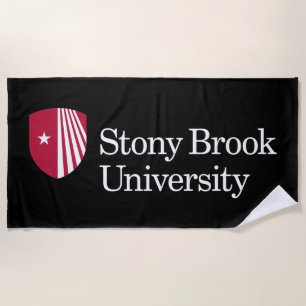Stony Brook University Wordmark Beach Towel