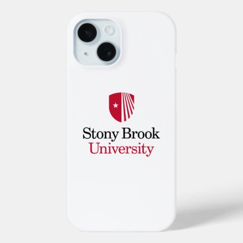 Stony Brook University  Wordmark iPhone 15 Case