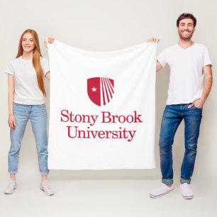 Stony Brook University Wordmark Fleece Blanket